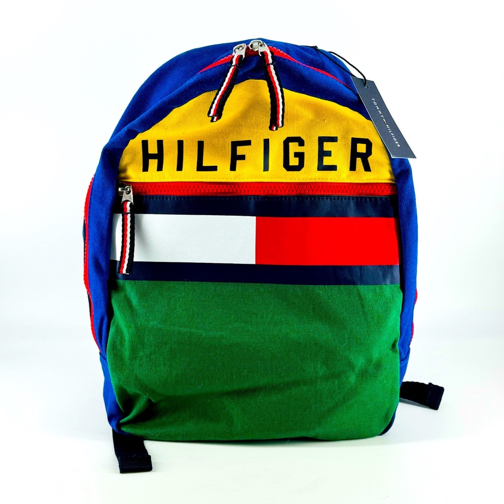Tommy Hilfiger Throw Back Color Block Backpack NWT
